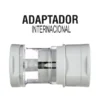 Adaptateur Internacional Avec Prises Réglables Blanc -La Casa De Las Carcasaa adaptador internacional con claviajas ajustables blanco
