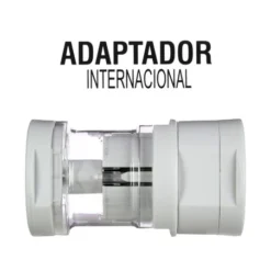 Adaptateur Internacional Avec Prises Réglables Blanc