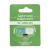 Adaptateur Lightning USB - Écouteurs Vert -La Casa De Las Carcasaa adaptador lightning usb auriculares verde