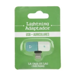 Adaptateur Lightning USB - Écouteurs Vert