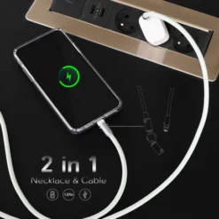 Cordon - Câble De Charge Type C Et Lightning Pour Téléphone -La Casa De Las Carcasaa cordoncable de charge type c et lightning pour telephone 7