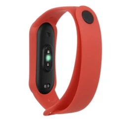 Bracelet En Silicone Lisse Pour Xiaomi Mi Band 4 Rouge -La Casa De Las Carcasaa correa de silicona lisa para xiaomi mi band 4 roja 2