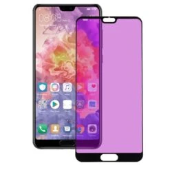 Verre Trempé Complet Anti Blue-Ray Noir Pour Huawei P20 Pro