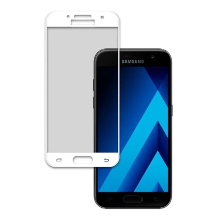 Verre Trempé Complet Blanc Pour Samsung Galaxy A3 2017 3 Verre Trempé Complet Blanc Pour Samsung Galaxy A3 2017