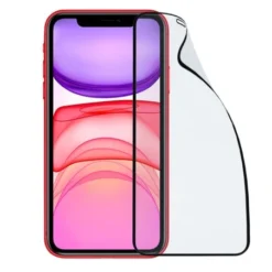 APPLE Verre Trempé Complet Noir Incassable Pour IPhone 11.