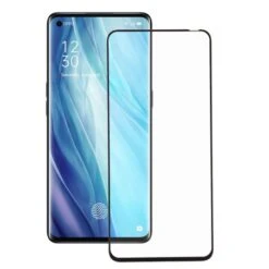 Verre Trempé Complet Noir Pour Oppo Reno 4Z