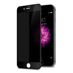 APPLE Verre Trempé Complet Antiespion Noir Pour IPhone 6 Plus