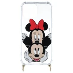 APPLE Coque Mickey Et Minnie Penchés - Classiques Disney Pour IPhone 13 Mini -La Casa De Las Carcasaa funda mickey y minnie asomado clasicos disney para iphone 13 mini 2