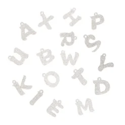 Porte-Clés Téléphone Portable Avec Ton Initiale Noir A