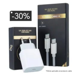 Pack Charge - Chargeur Charge Rapide IPhone + Cable Type C/Type C