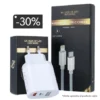 Pack Charge - Chargeur Charge Rapide USB/C + Cable Type C/Lightning -La Casa De Las Carcasaa pack charge chargeur charge rapide usbc cable type clightning