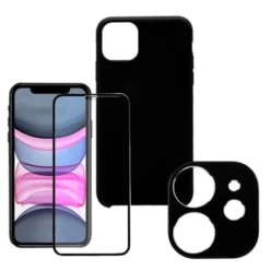 Pack Premium Pour IPhone 11: Ultra Soft + Verre Trempé Complet + Protège-caméra