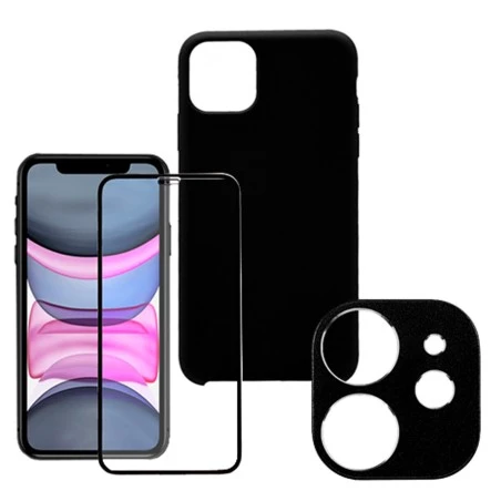 Pack Premium Pour IPhone 11: Ultra Soft + Verre Trempé Complet + Protège-caméra 3 Pack Premium Pour IPhone 11: Ultra Soft + Verre Trempé Complet + Protège-caméra