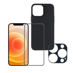 Pack Premium Pour IPhone 13 Pro Max: Ultra Soft + Verre Trempé Complet + Protège-caméra