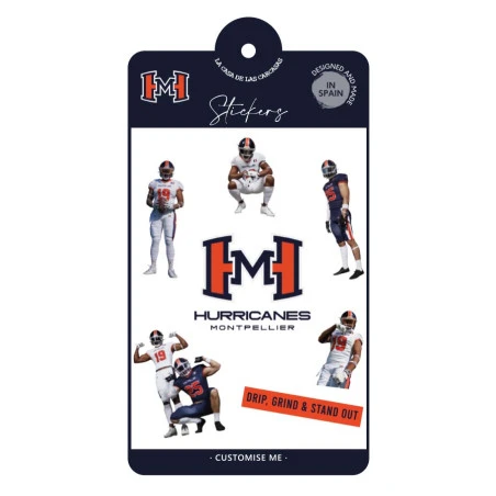 Stickers Officiels Hurricanes - Personnalisez Vos Appareils 3 Stickers Officiels Hurricanes - Personnalisez Vos Appareils